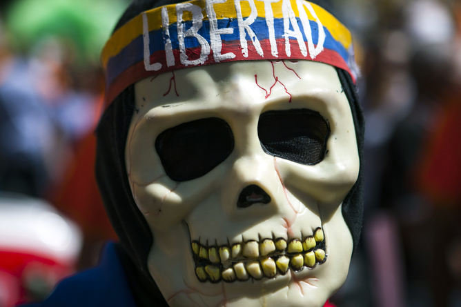 OPPOSITION DEMONSTRATION IN CARACAS
